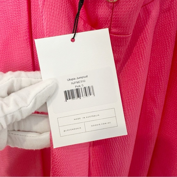 NWT Nookie Utopia Jumpsuit – Pink, Size Small original retail $380 - Picture 7 of 12